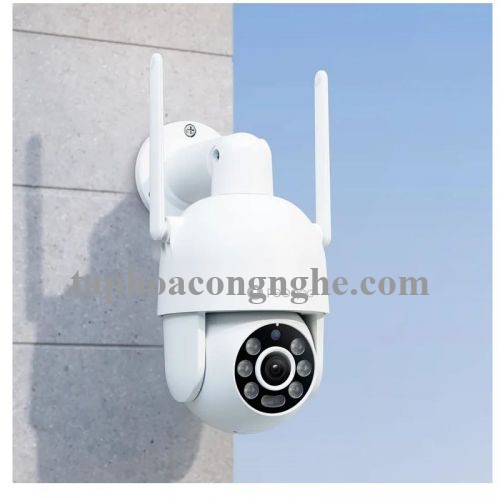 Reoqoo x31b 2.5K UHD Camera ngoài trời cổng rj45 Wifi ăng-ten kép Ai 360 P / T còi hú với đèn led 14 màu phát hiện khói cháy H265 Onvif 8s CLOUD lưu trữ 29552 xt-x31b 10029552